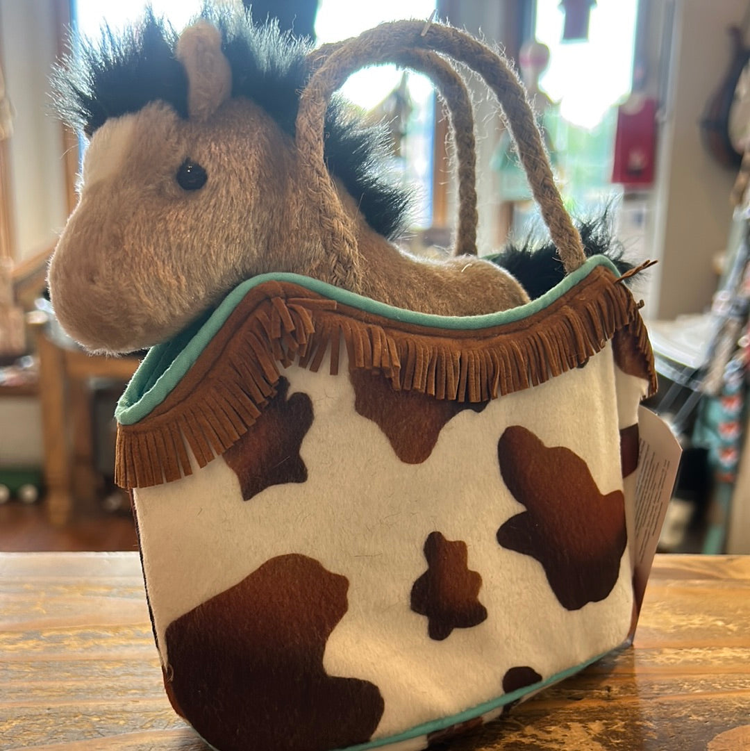 Douglas Buckskin Horse in Sack