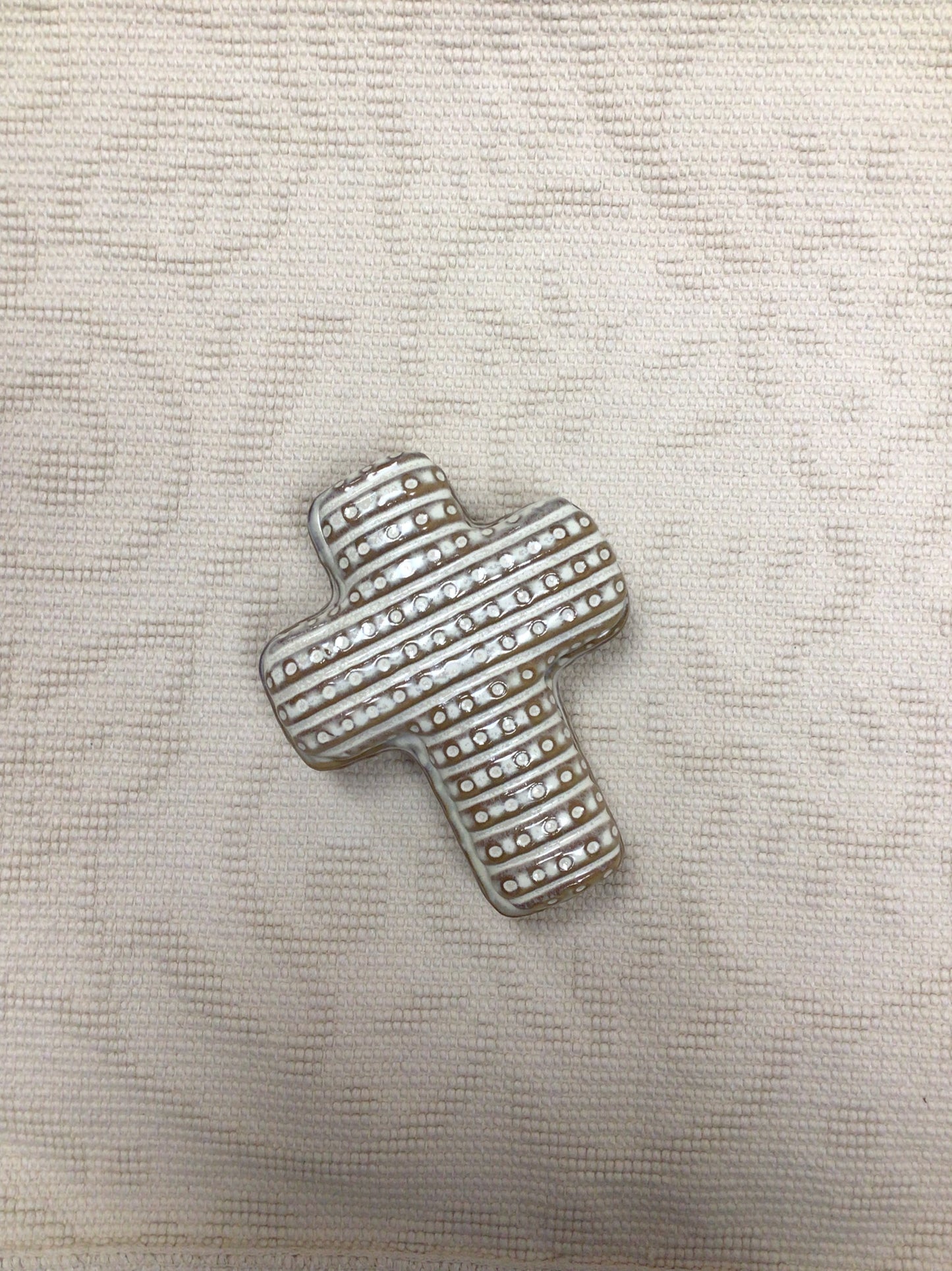 Glass Cross Trinket box