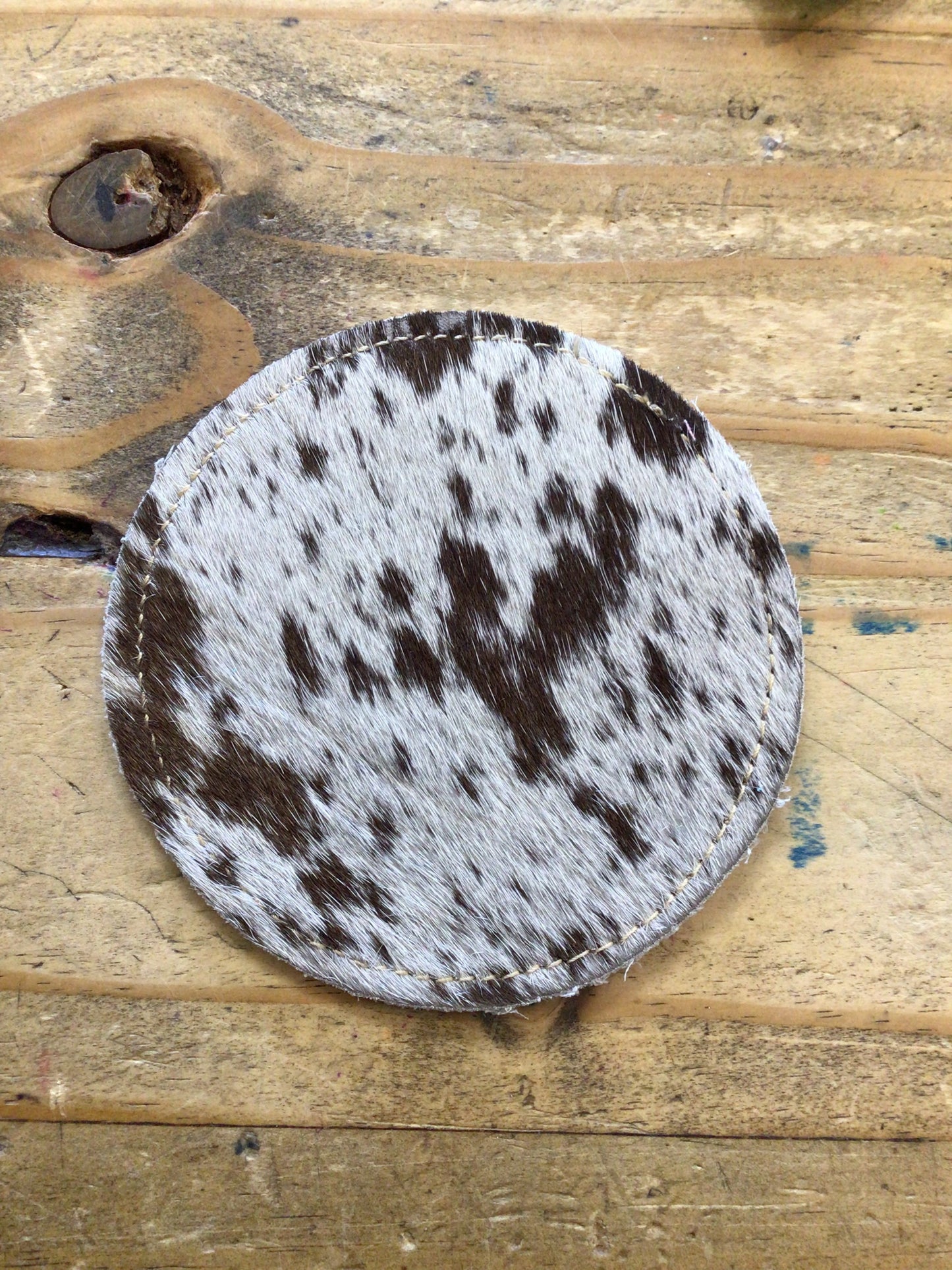 Cowhide Drink Coaster