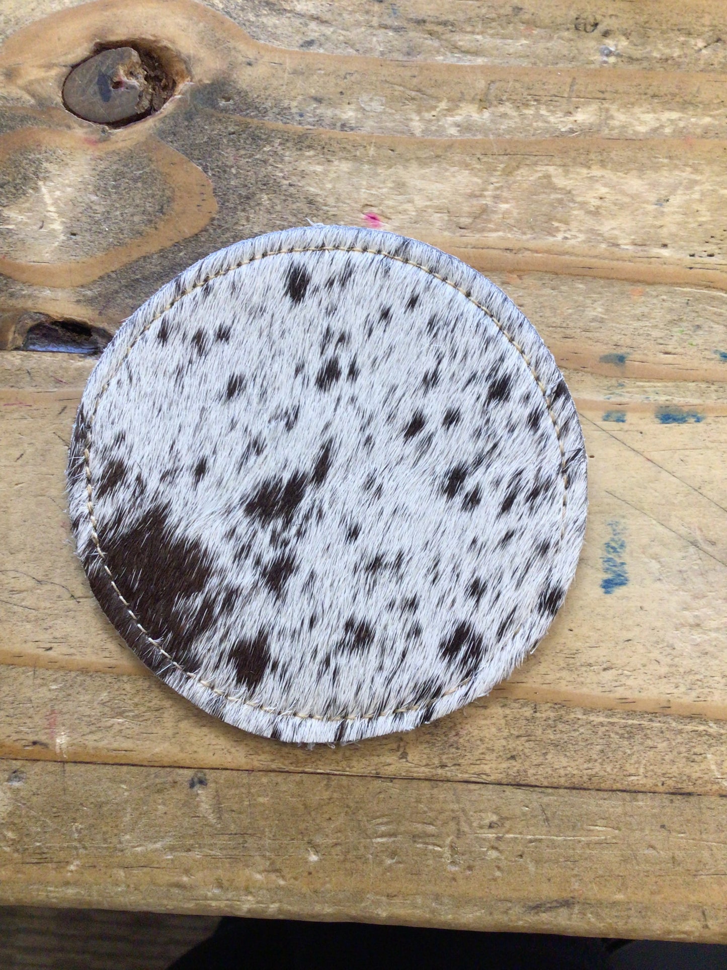 Cowhide Drink Coaster