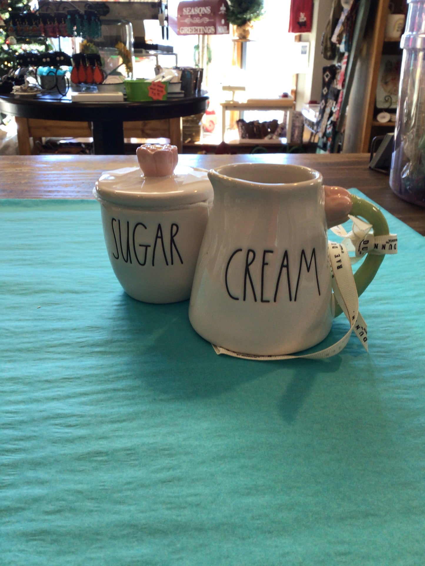 Glass Sugar & creamer container