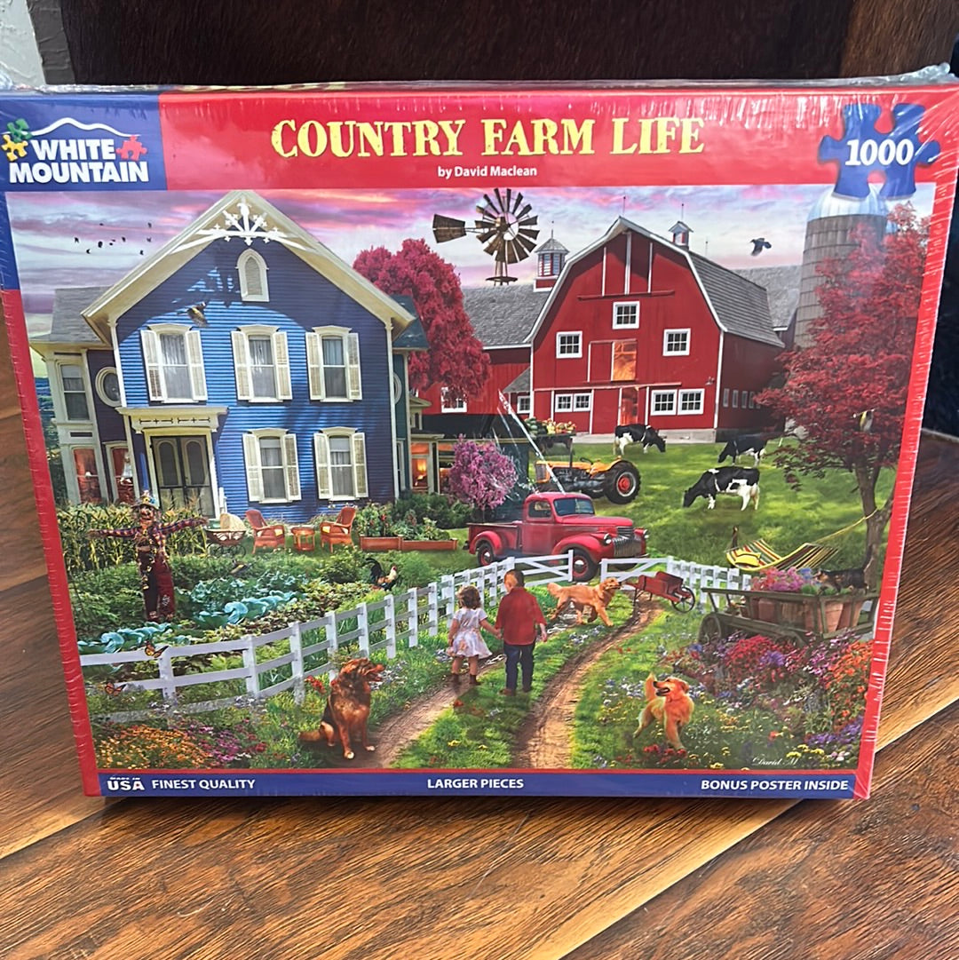 White Mountain 1000 Piece Puzzles