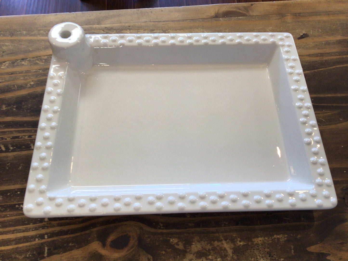 White Rectangular Platter