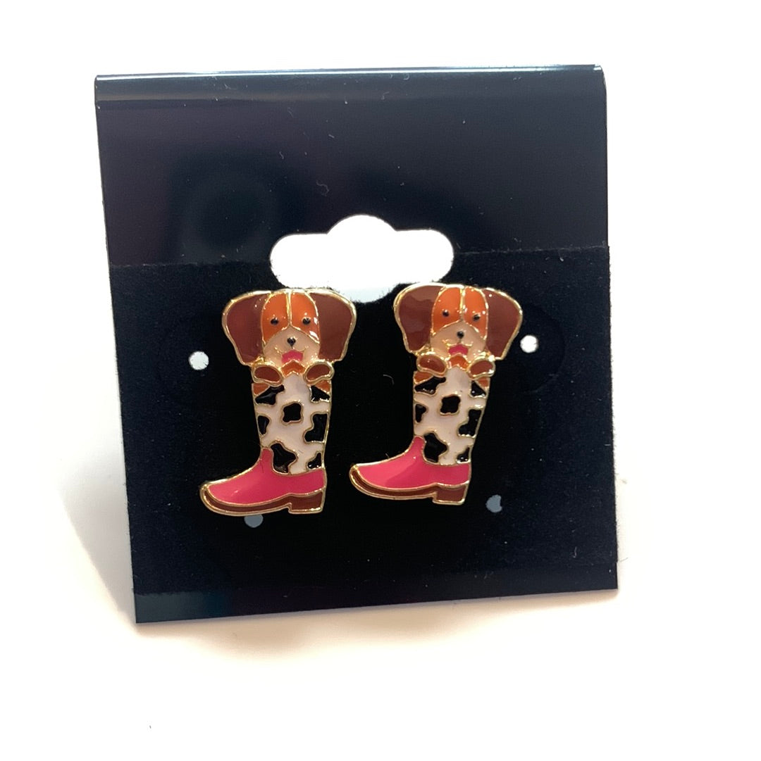 Western Style Stud Earrings