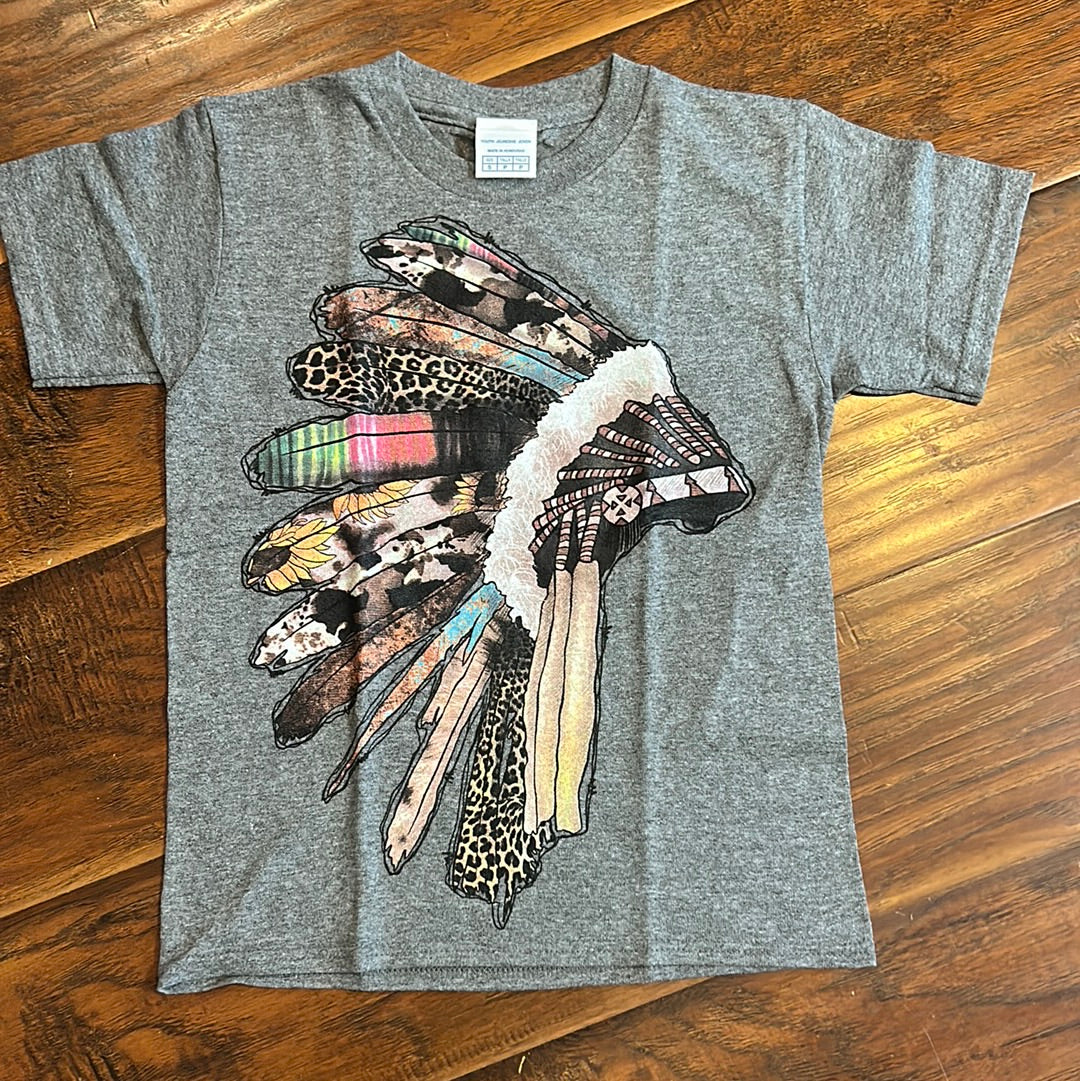 Youth Multi-Colored Headdress T-Shirt