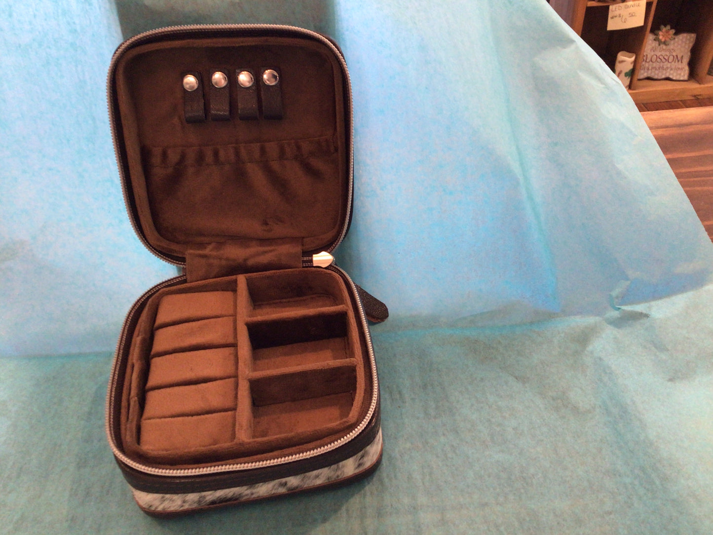 Cowhide Jewelry Case