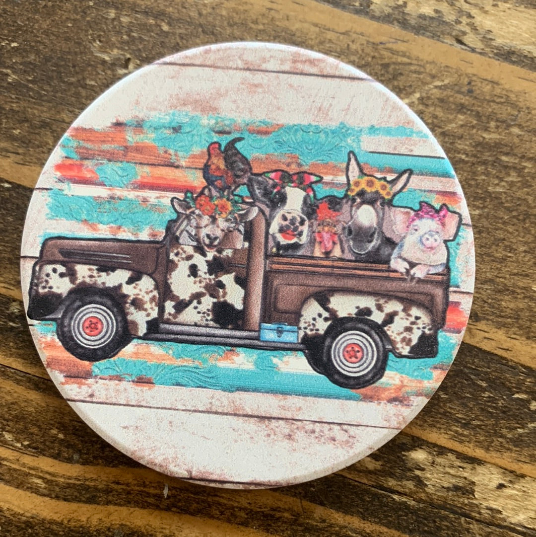 Carson Car Coasters