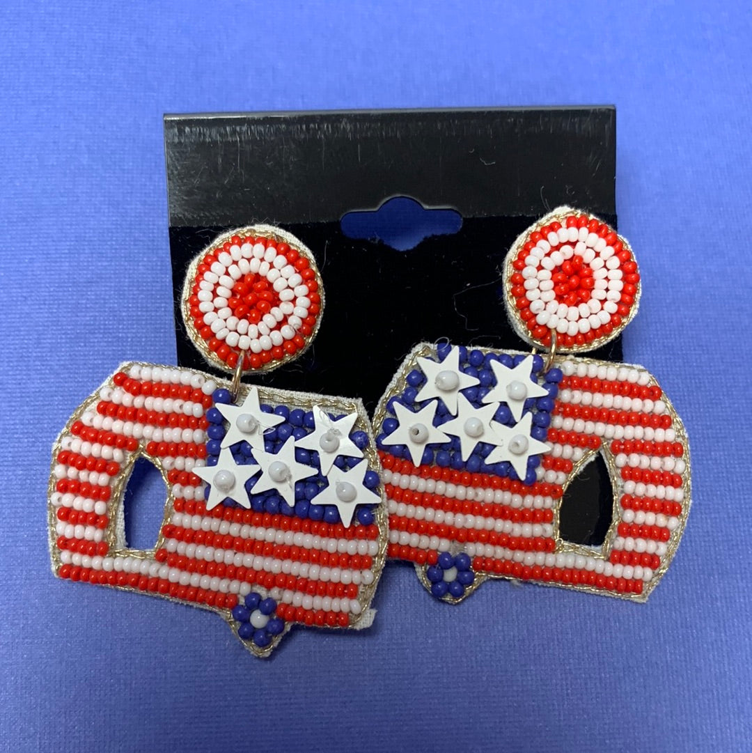 Large Beaded Earrings