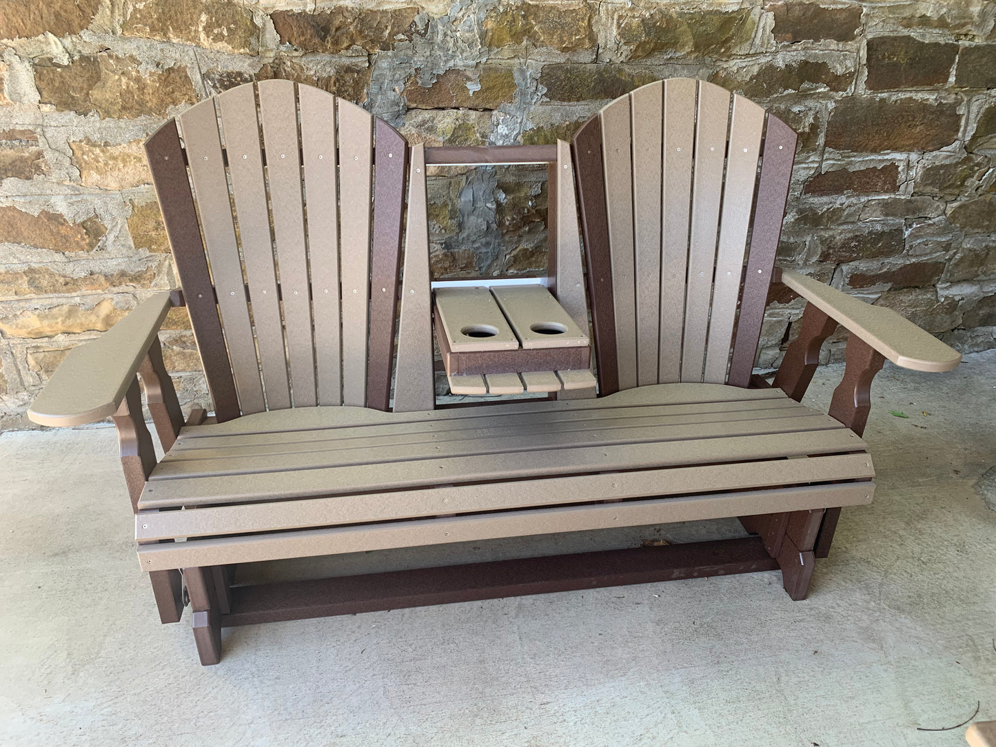 Brown Bench Glider