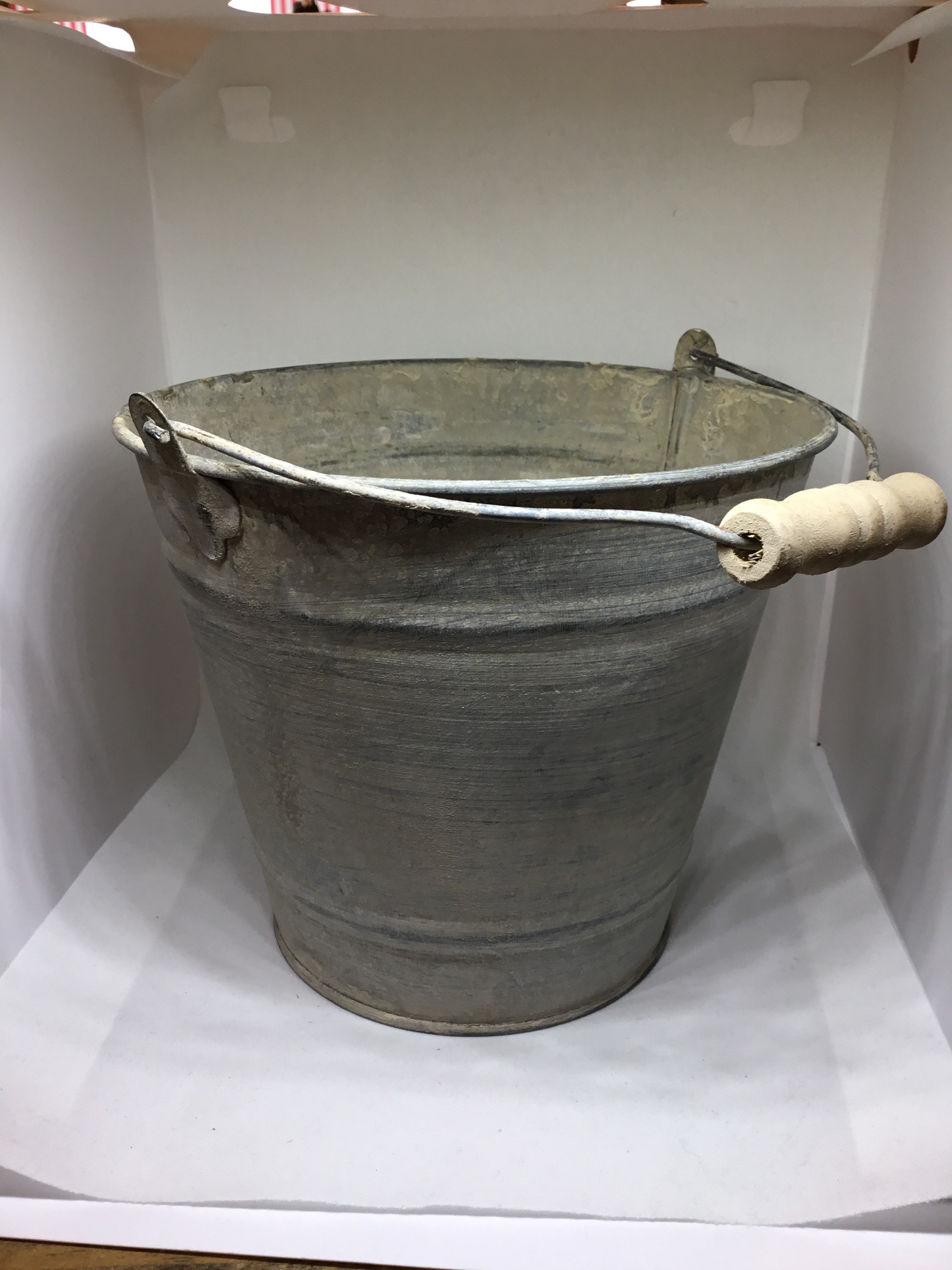 Aged Large Bucket Planter