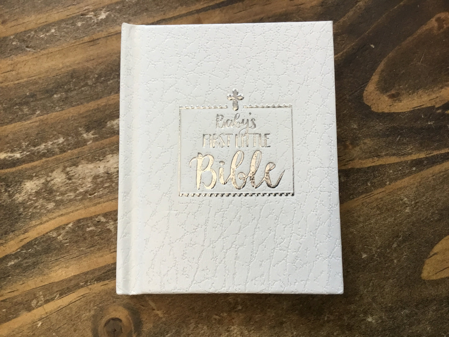 White Baby’s First Bible