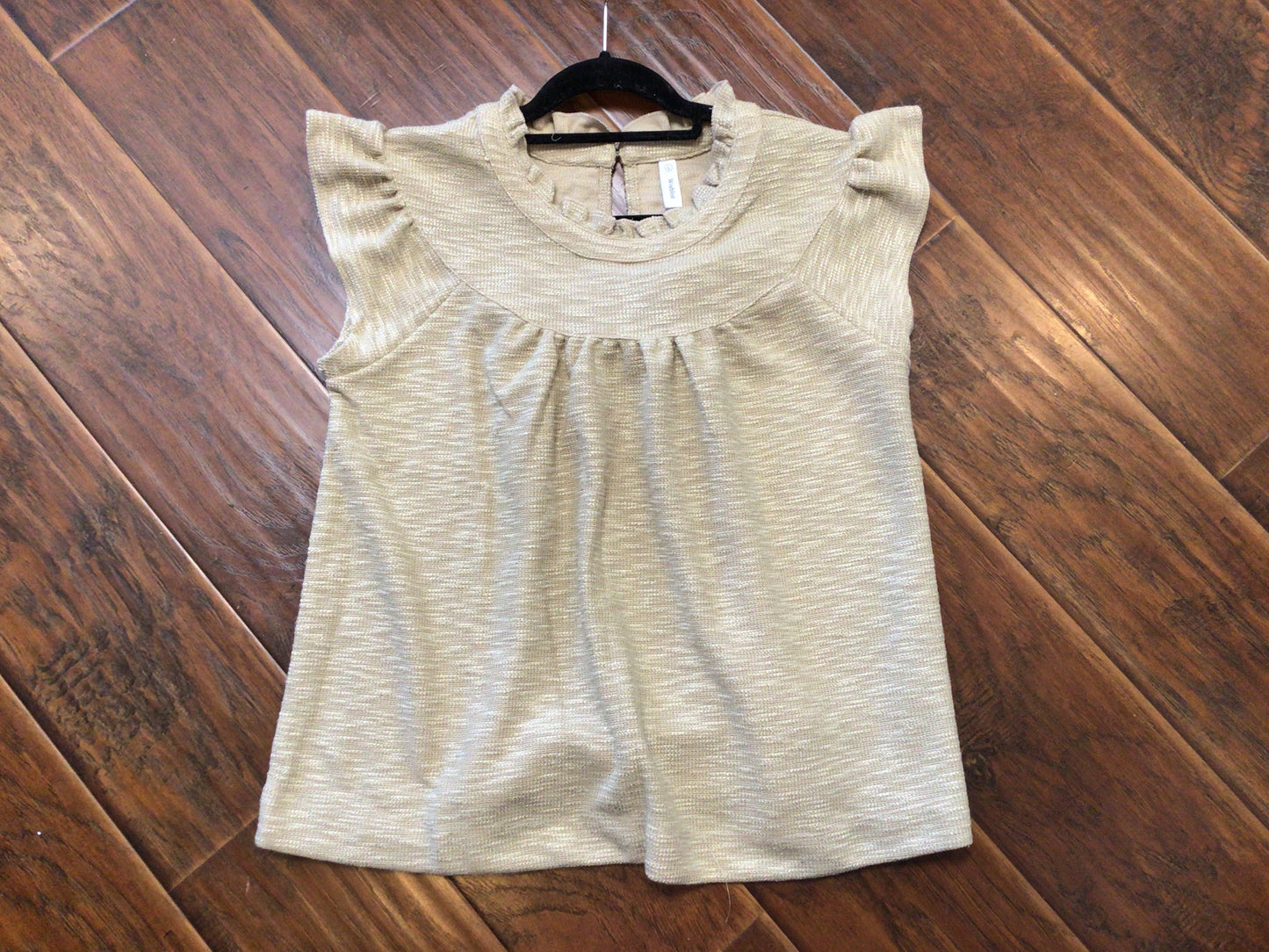 Taupe around Neck Top