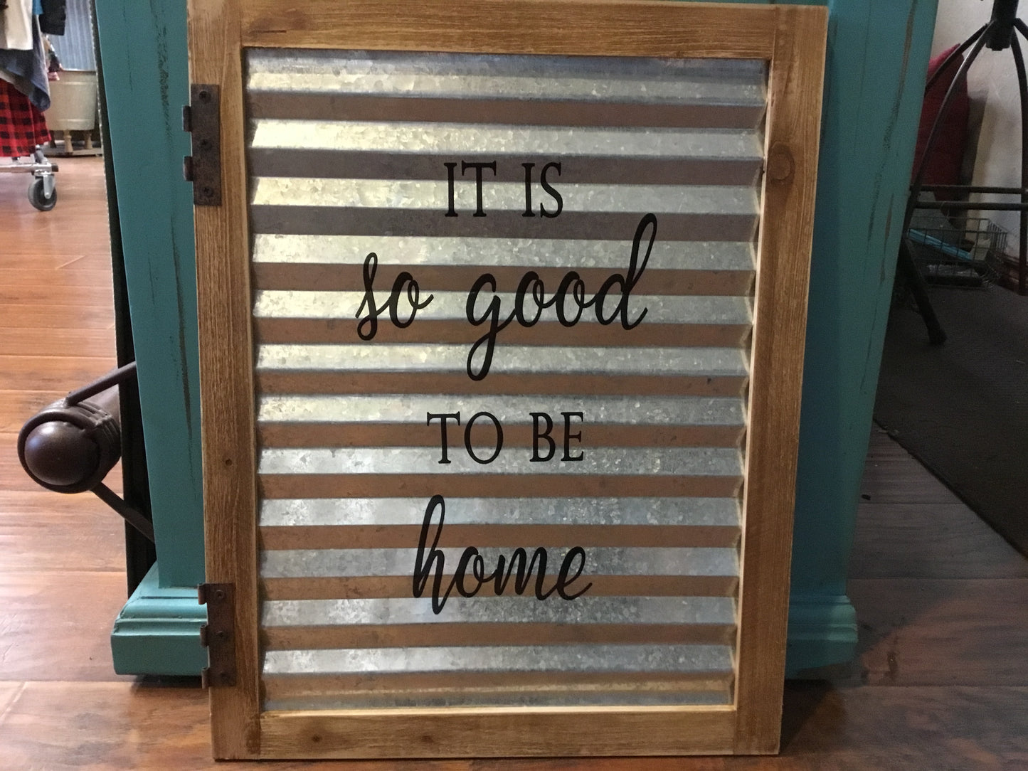 Wood Good To Be Home Sign