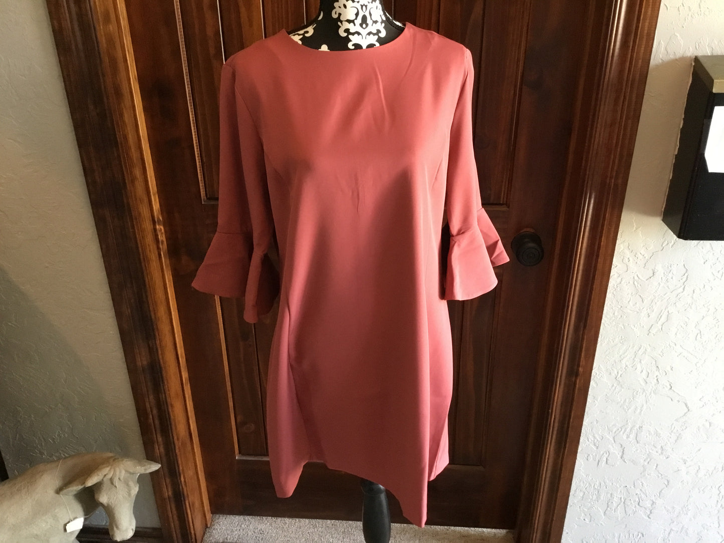 Charlie Paige Blush Evening Dress
