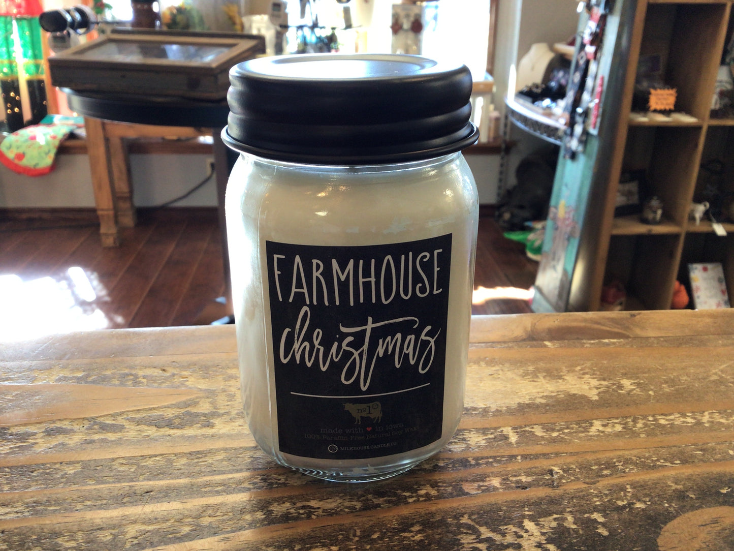 13oz Mason Jar Milkhouse Candle
