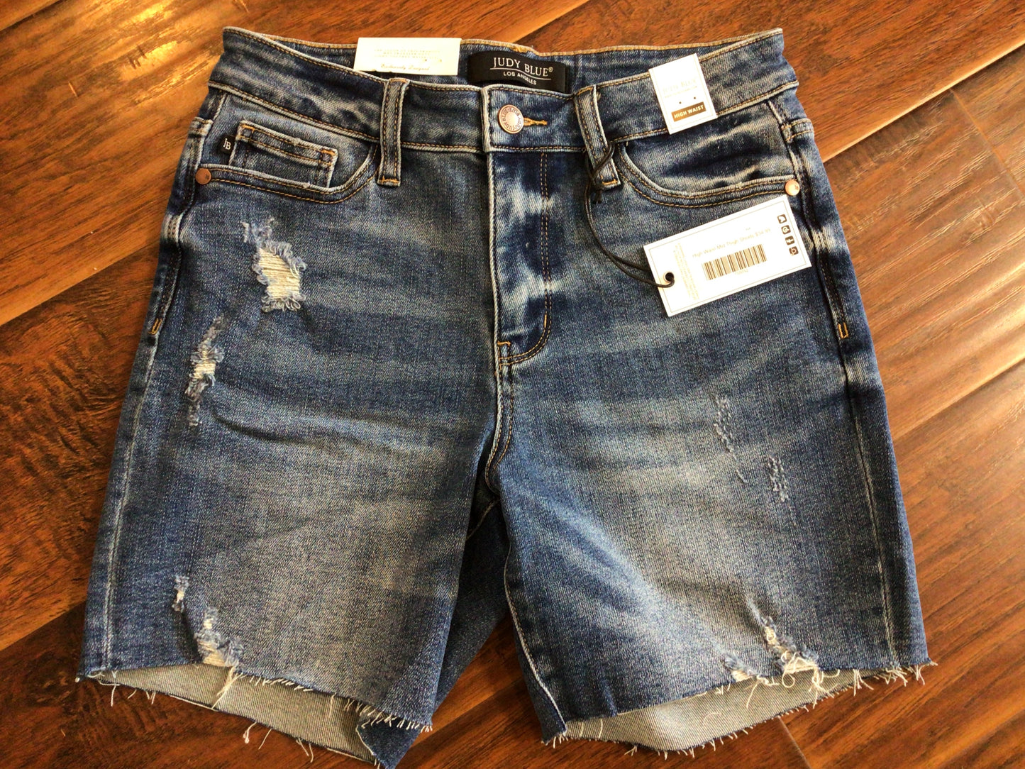 Judy Blue High Waist Mid Thigh Shorts