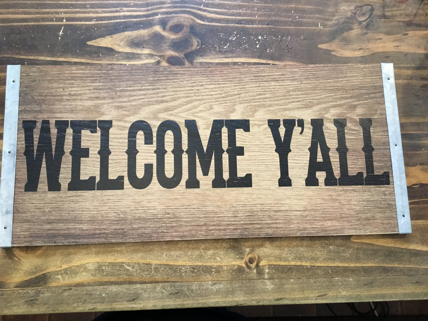 Welcome Y’all Sign