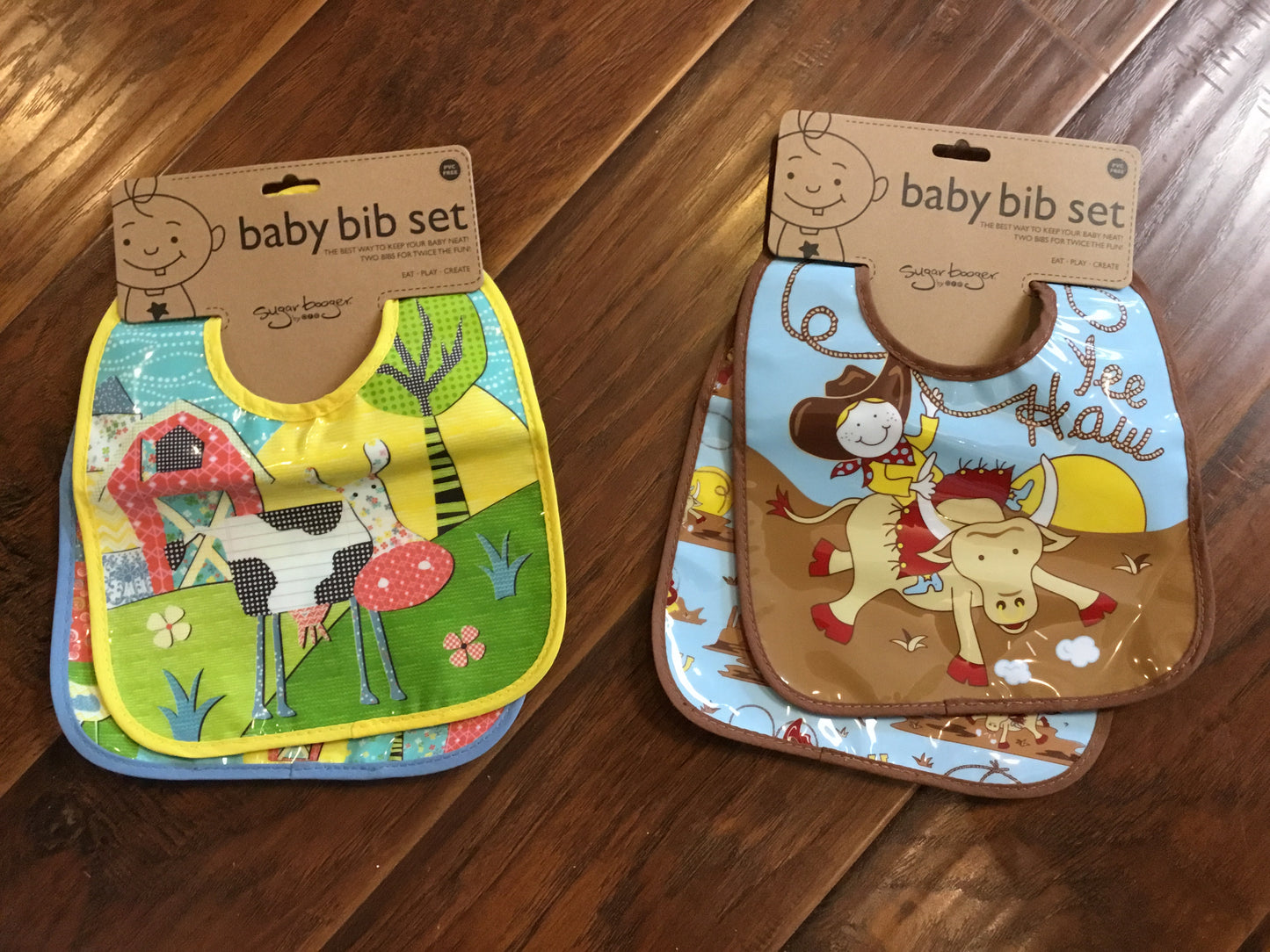 Yee Haw Baby Bib Set