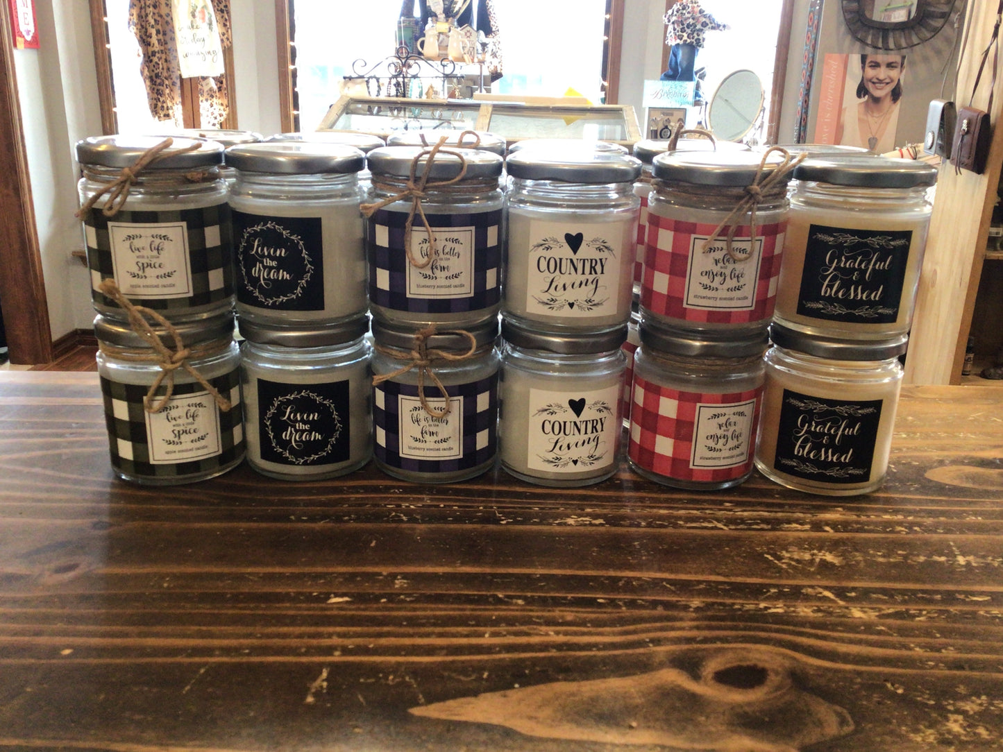 Candle In A Glass Jar