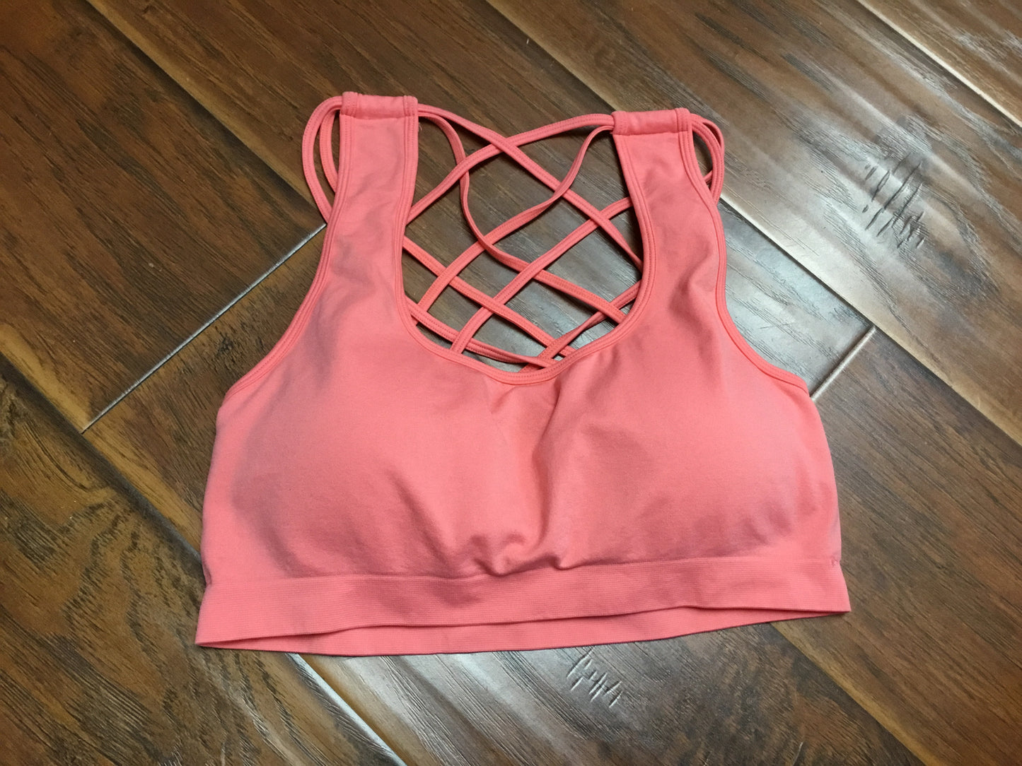 Yahada Criss Cross Back Sports Bra