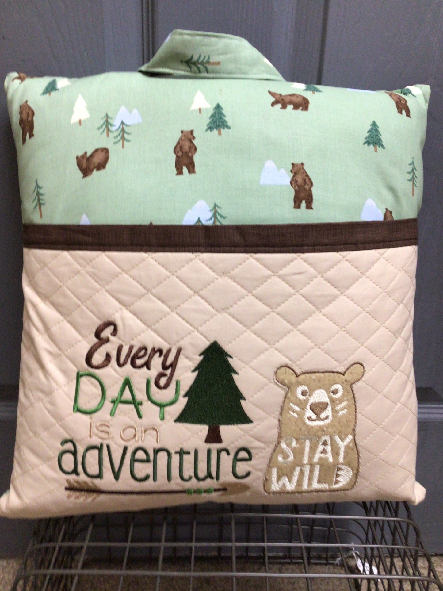 Handmade Pillow Book Holder