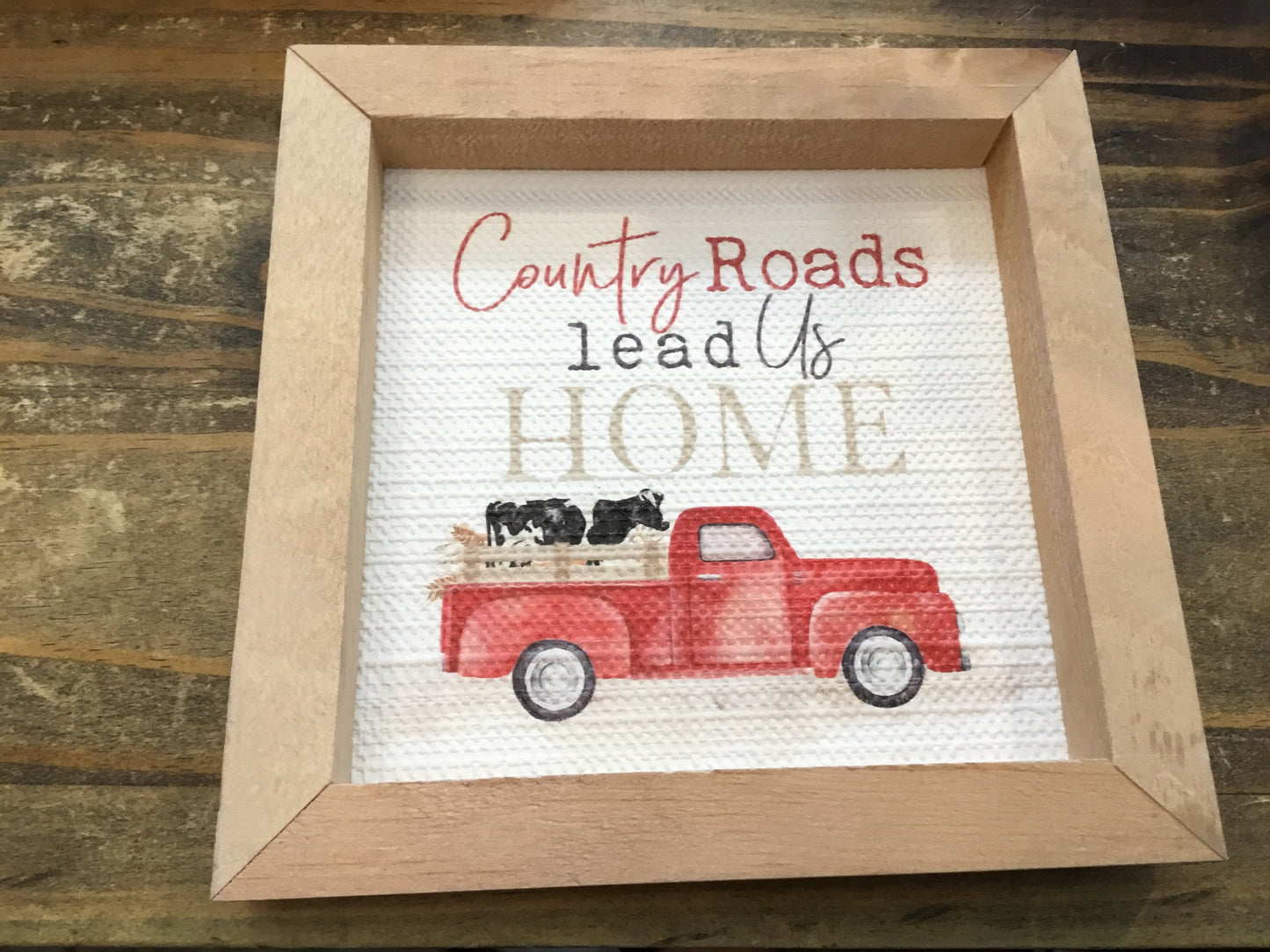 Country Roads Sign