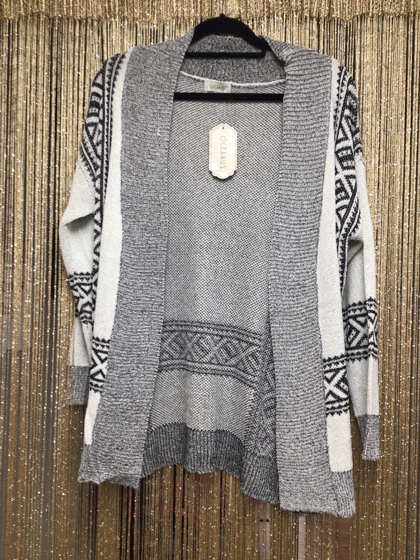 Geometric Tribe Knit Cardigan