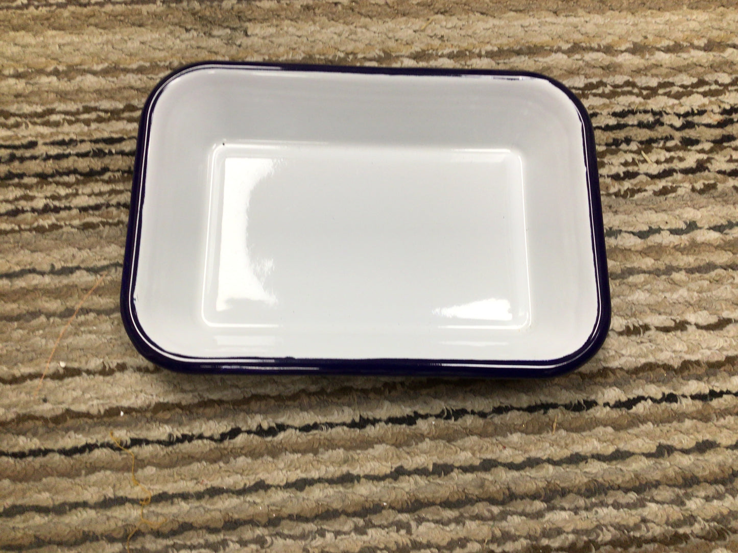 Large Tin Enamel Tray