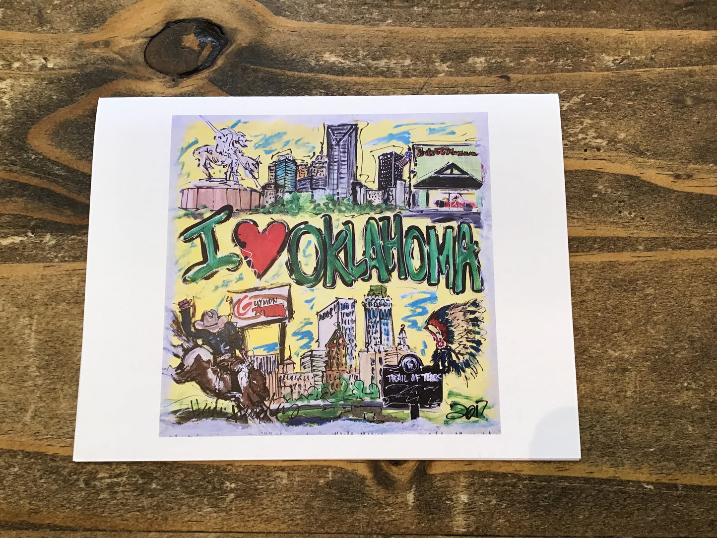 I ❤️ Oklahoma Card