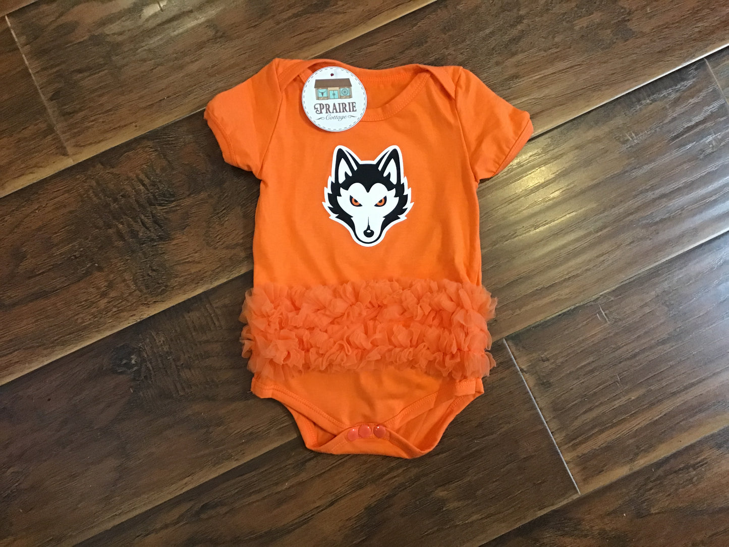Huskies Onesie With Ruffles