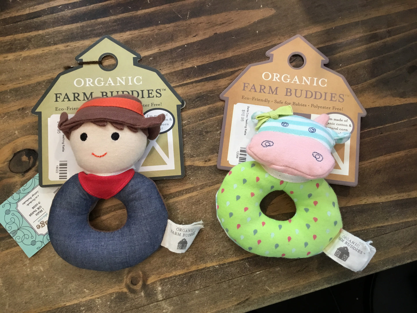 Organic Farm Buddies Teething Ring
