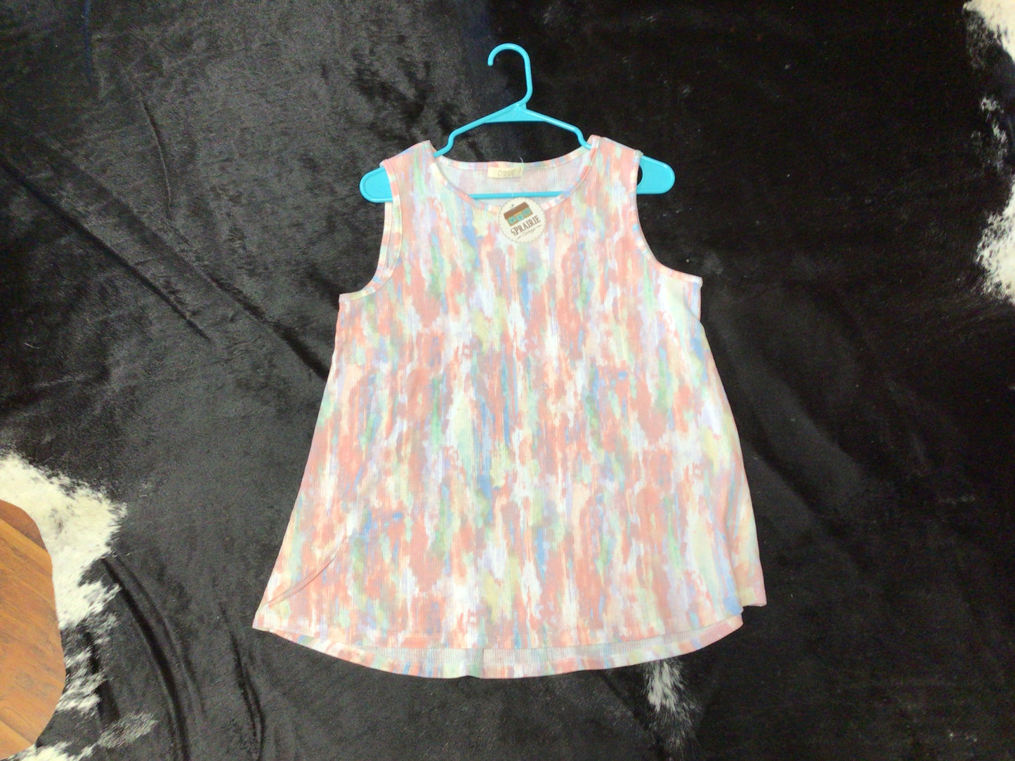 Peach Tie-Dye Tank