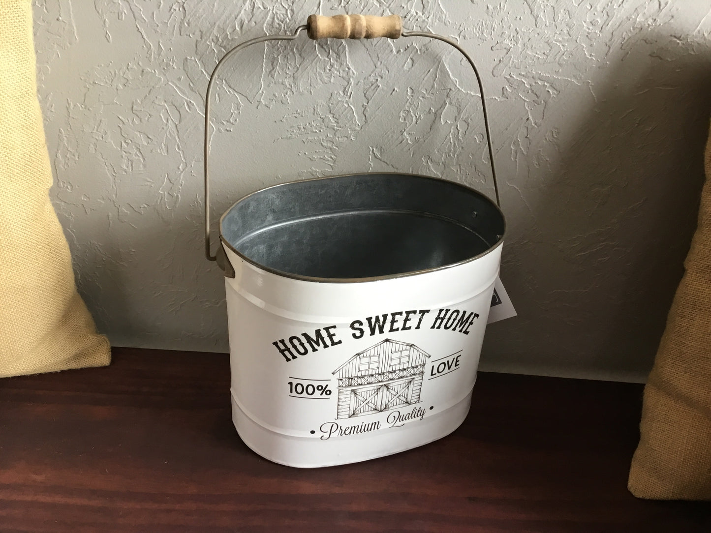 Assorted Tin Bucket Planters