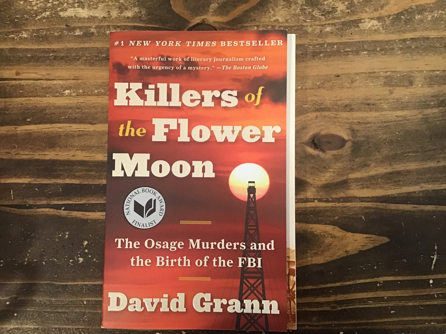 Killers of the Flower Moon- Paperback Book