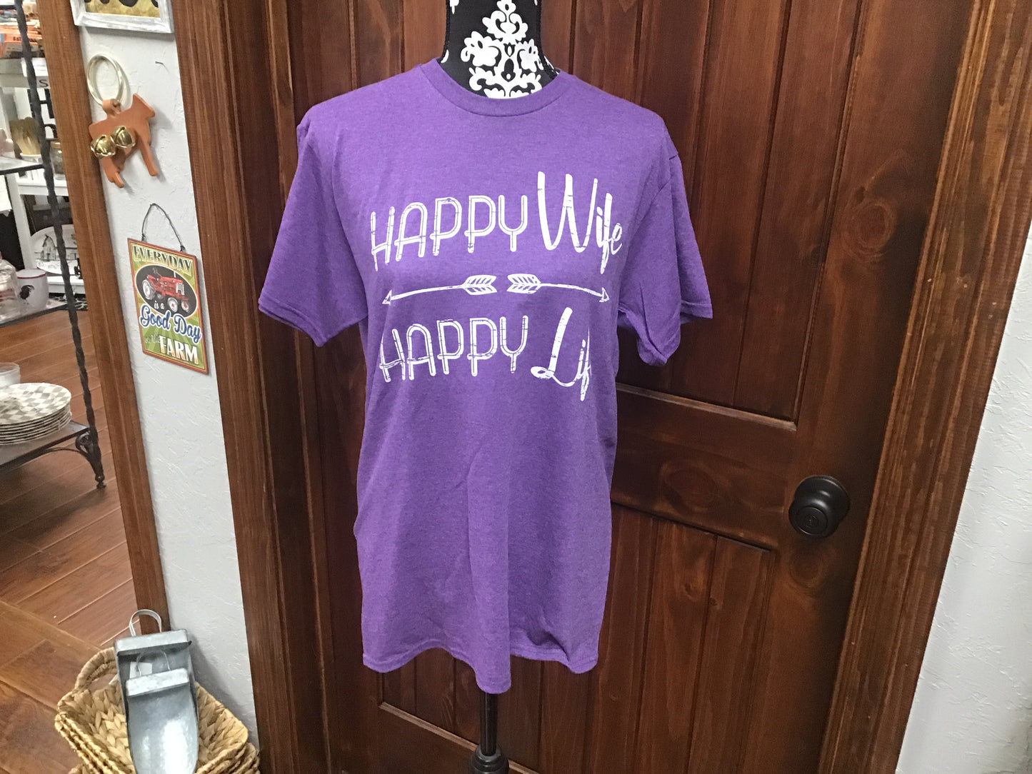 Happy Wife Happy Life T-Shirt