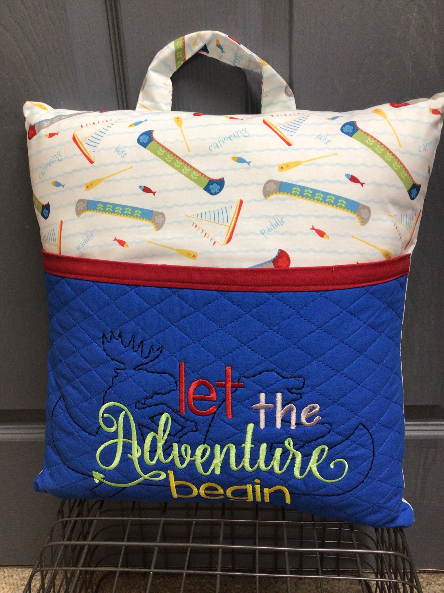 Handmade Pillow Book Holder