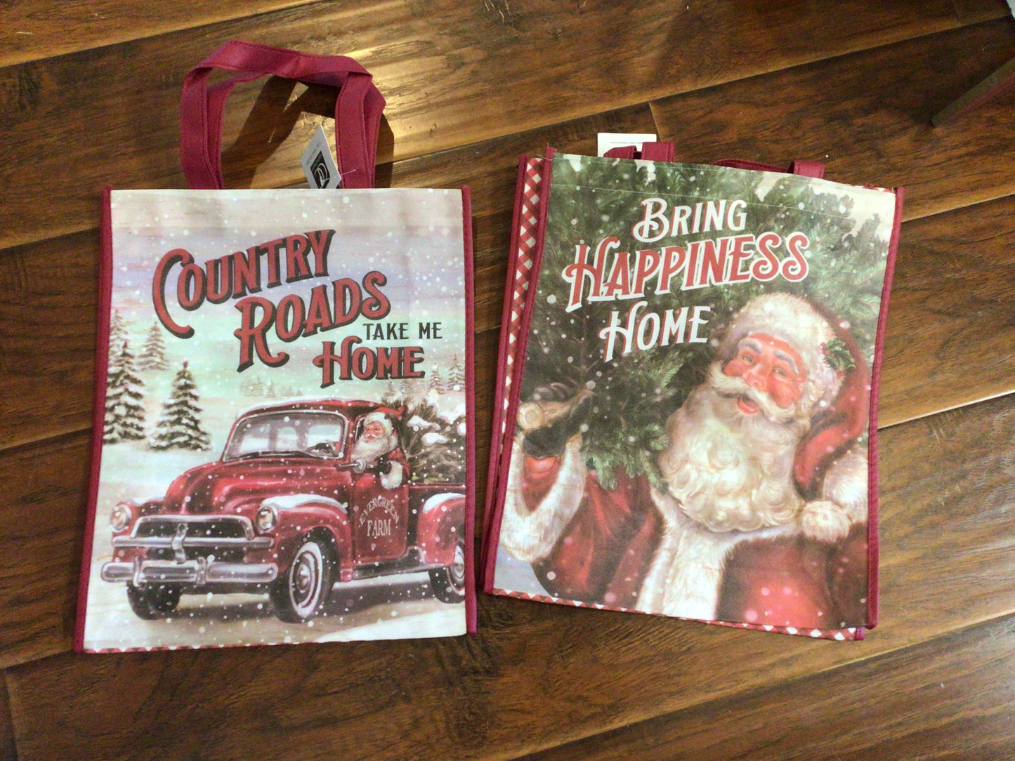 Vinyl Christmas Coated Bags