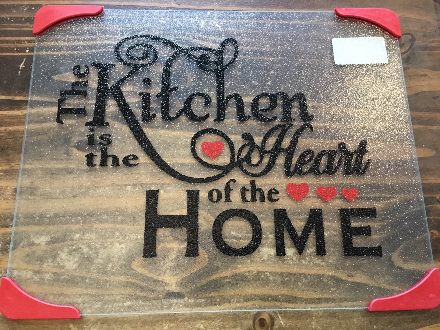 The Kitchen is the Heart of the Home Cutting Board