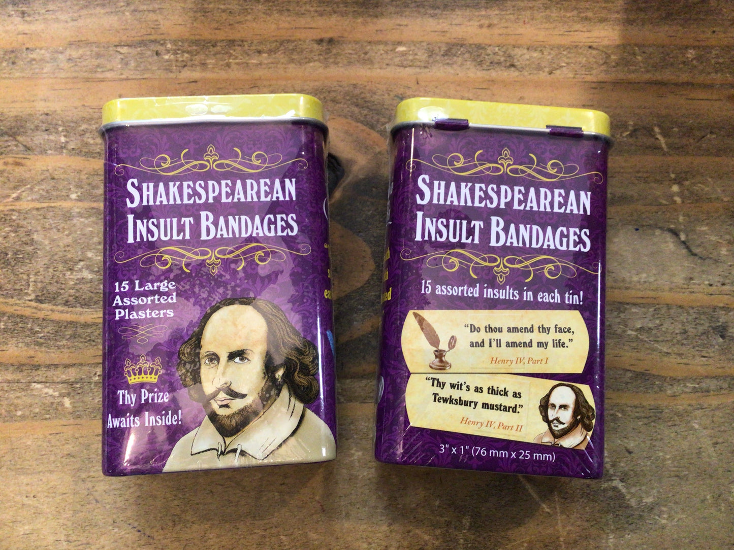 Shakespearean Insult Bandages