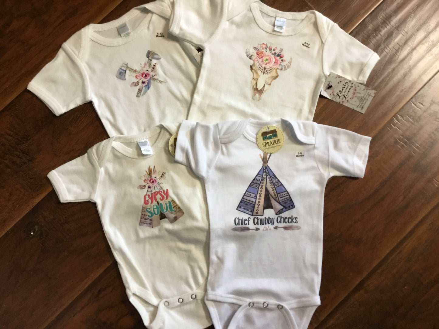 Assorted Screen Printed Onesies