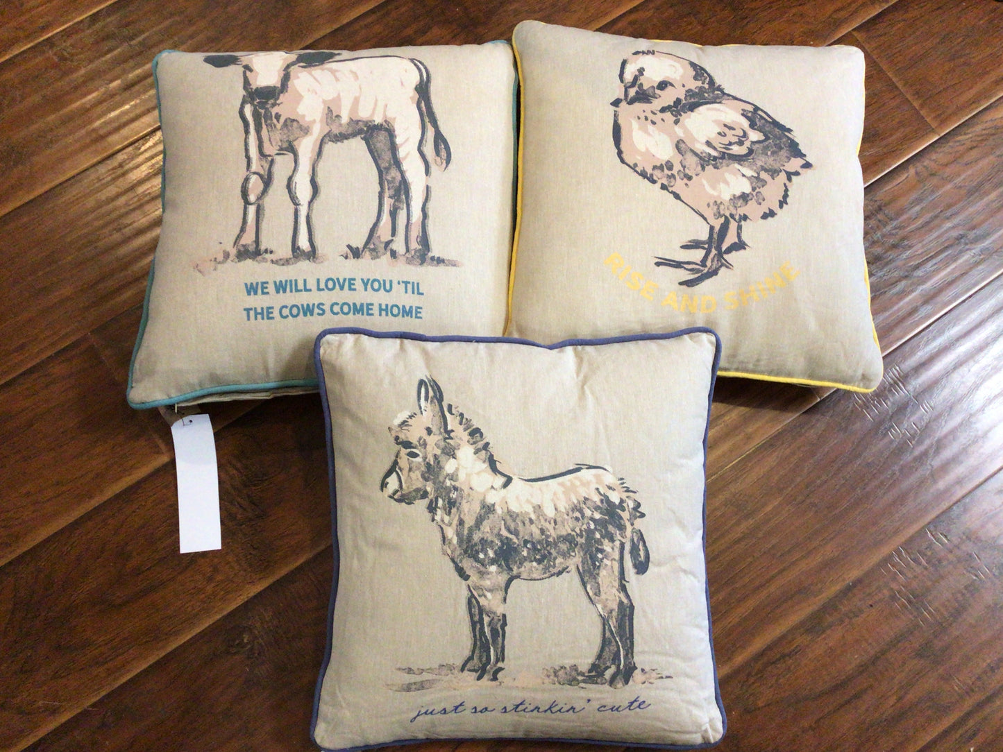 Cotton Pillow w/ Baby Animal