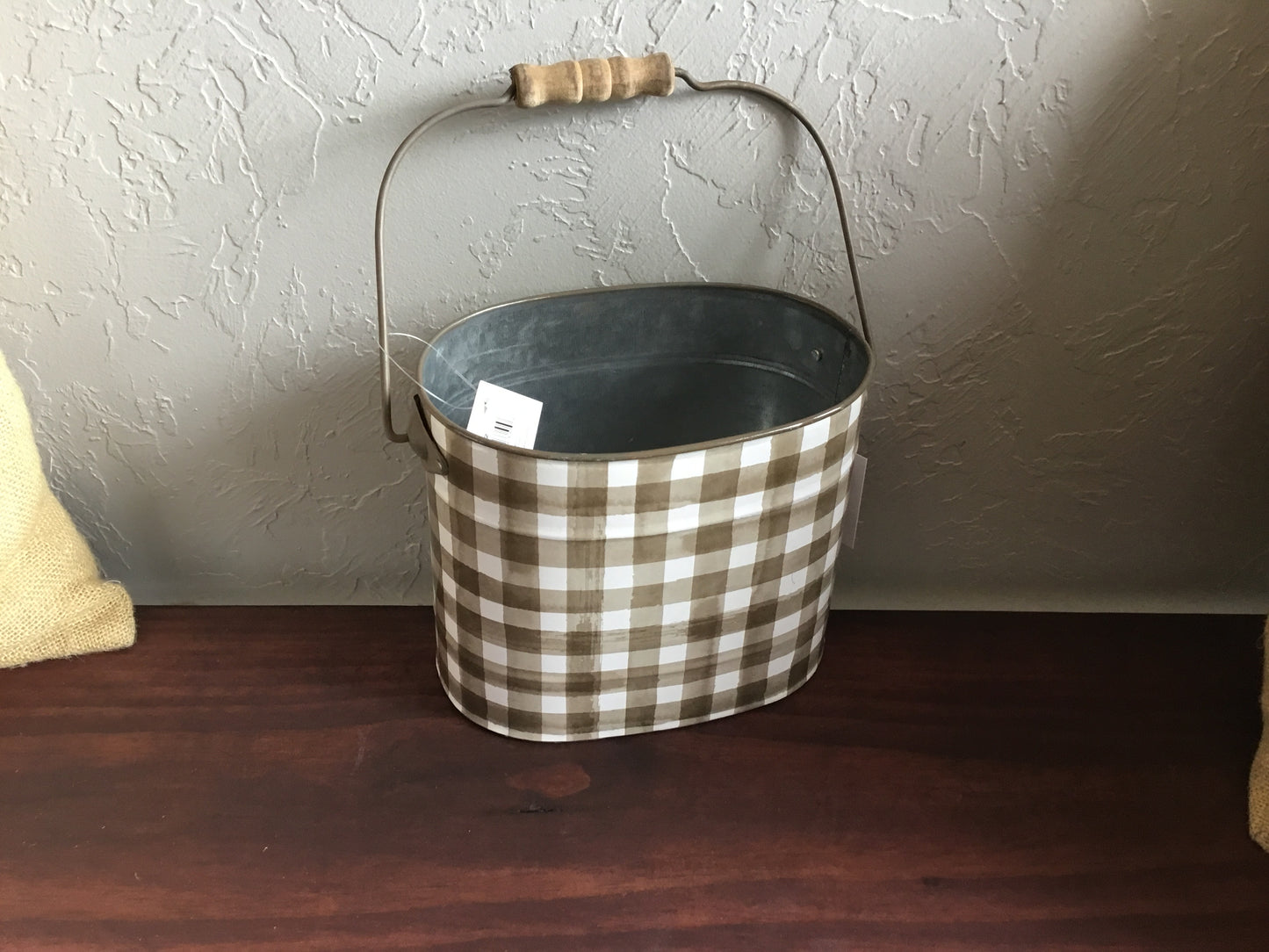 Assorted Tin Bucket Planters