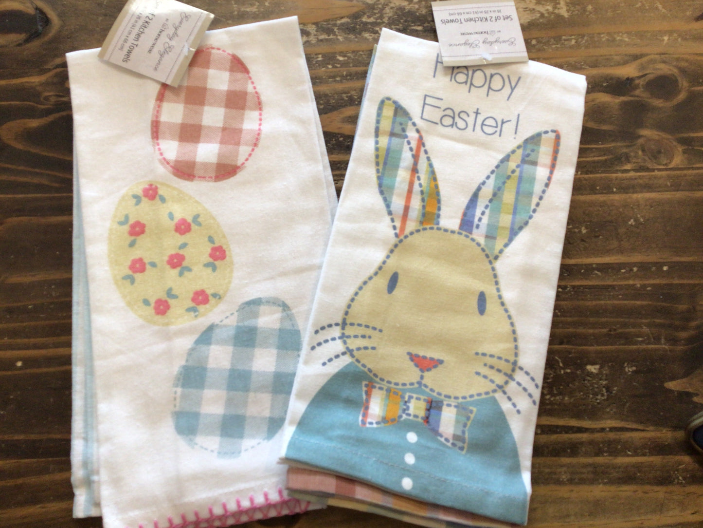 Set of Easter Tea Towels