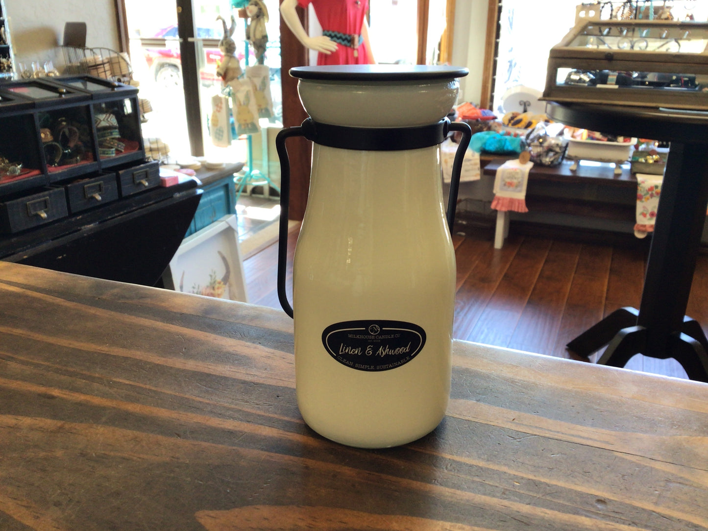 8oz Milkbottle Jar w/ Lid