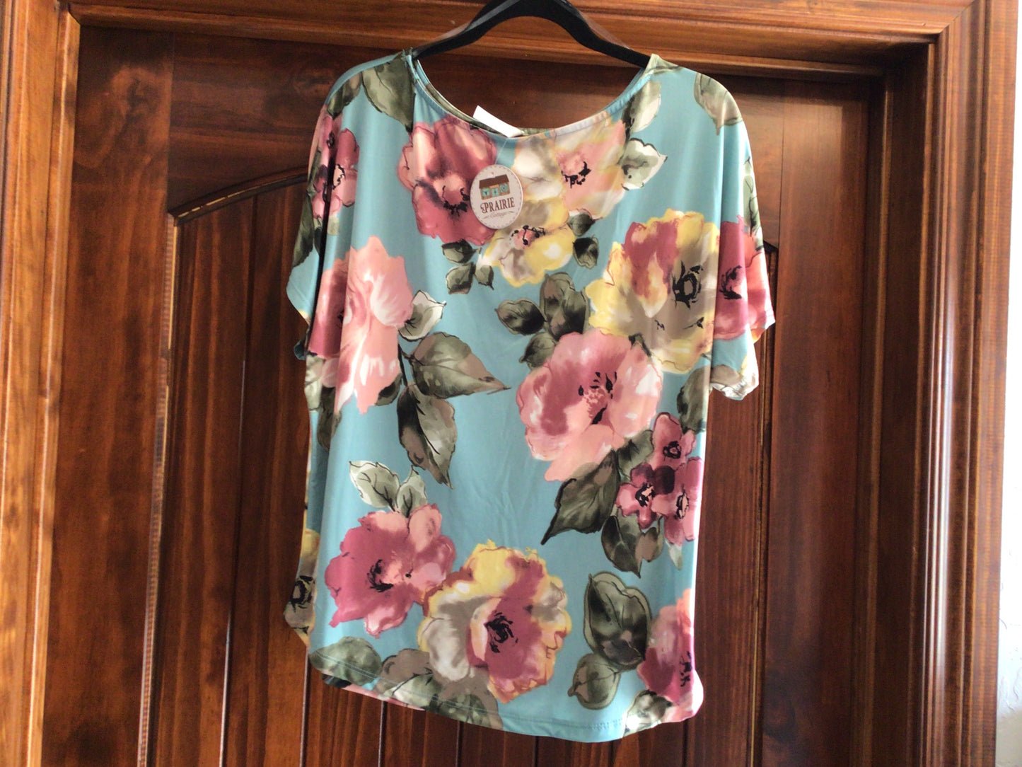Floral Sage Top
