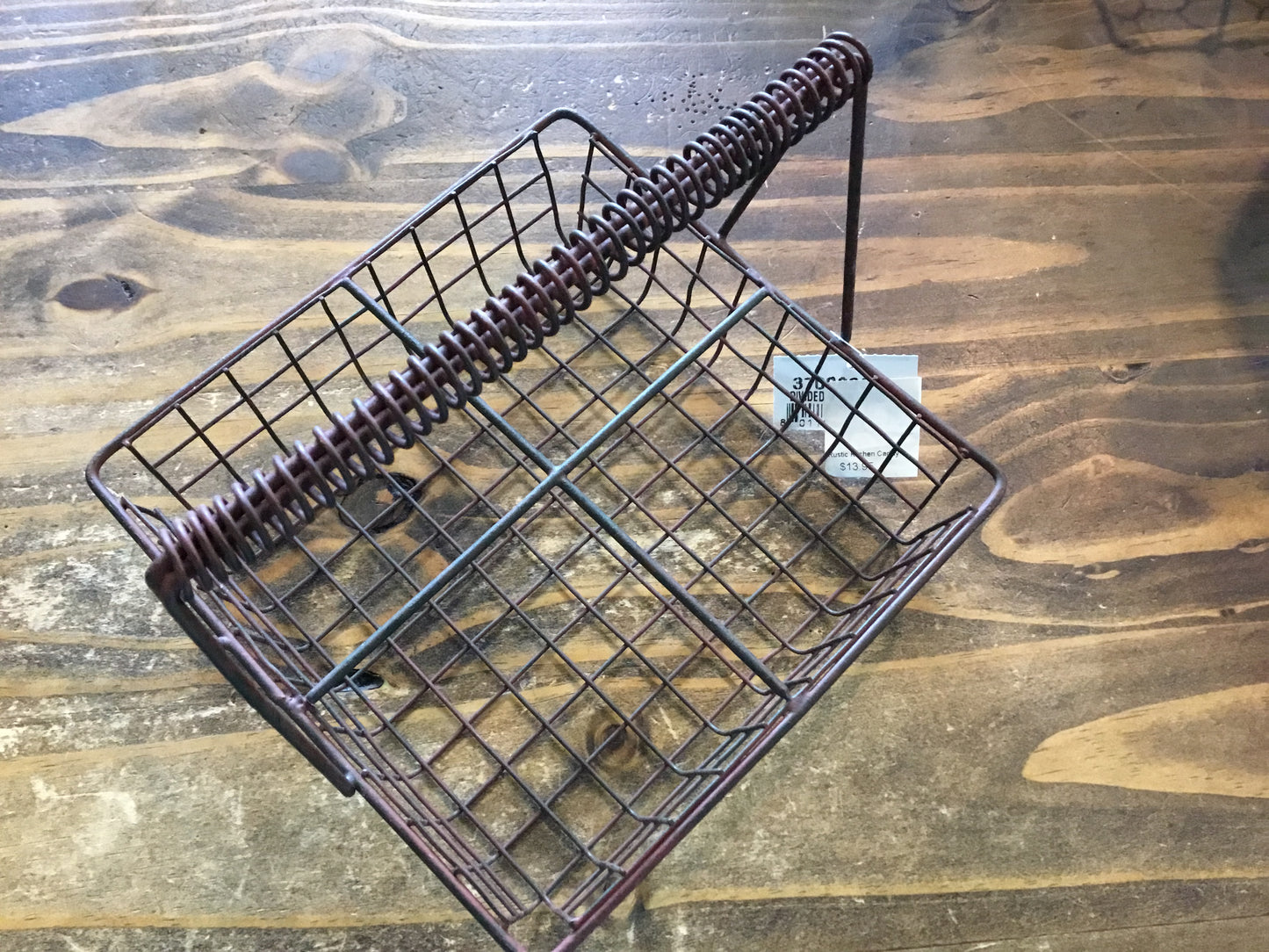 Rustic Kitchen Caddy