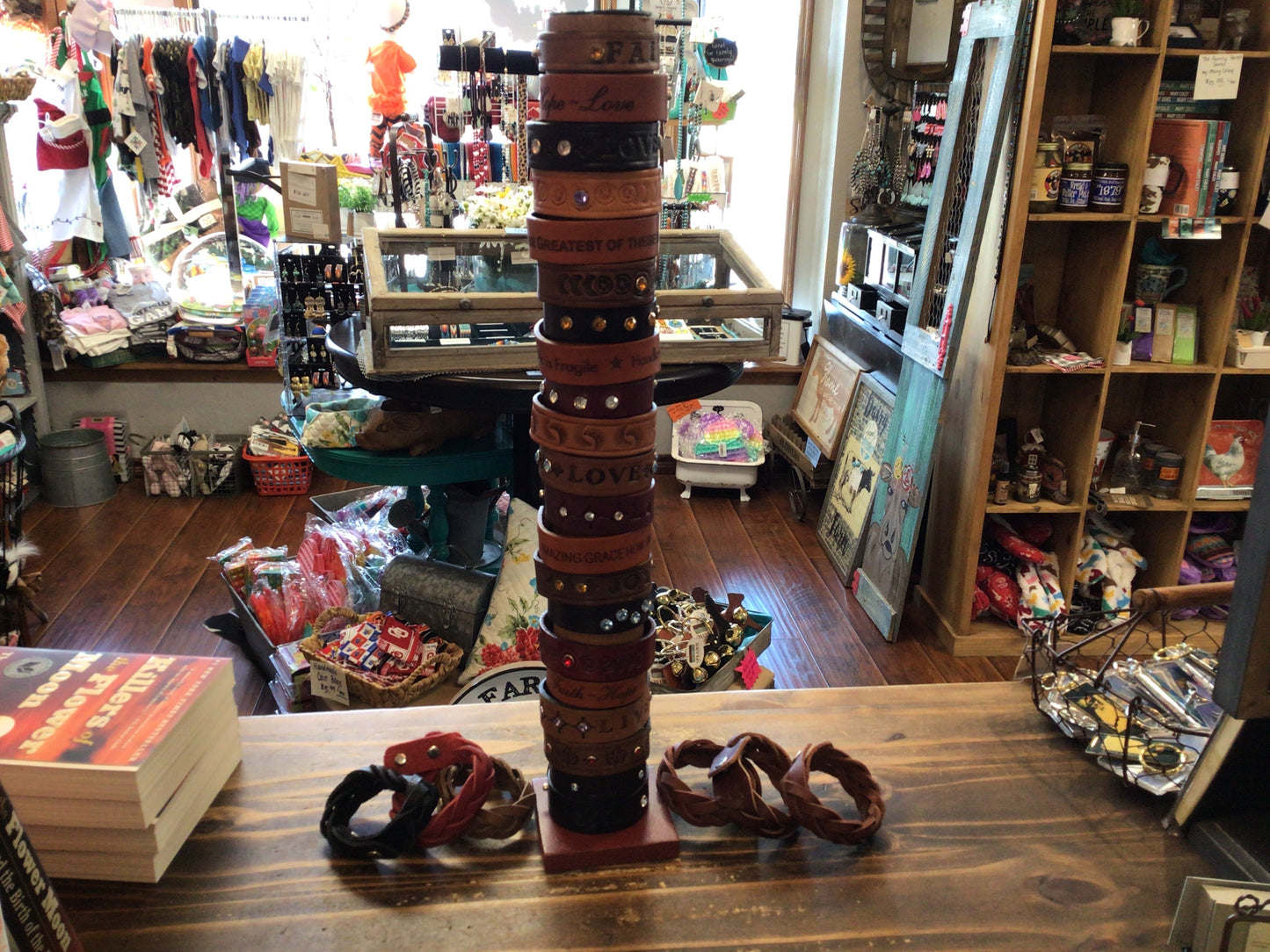 Amish Handmade Leather Bracelets