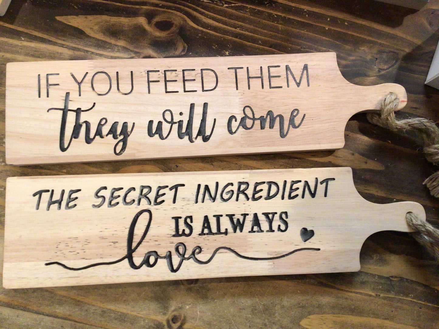 Wood Paddle Wall Sign