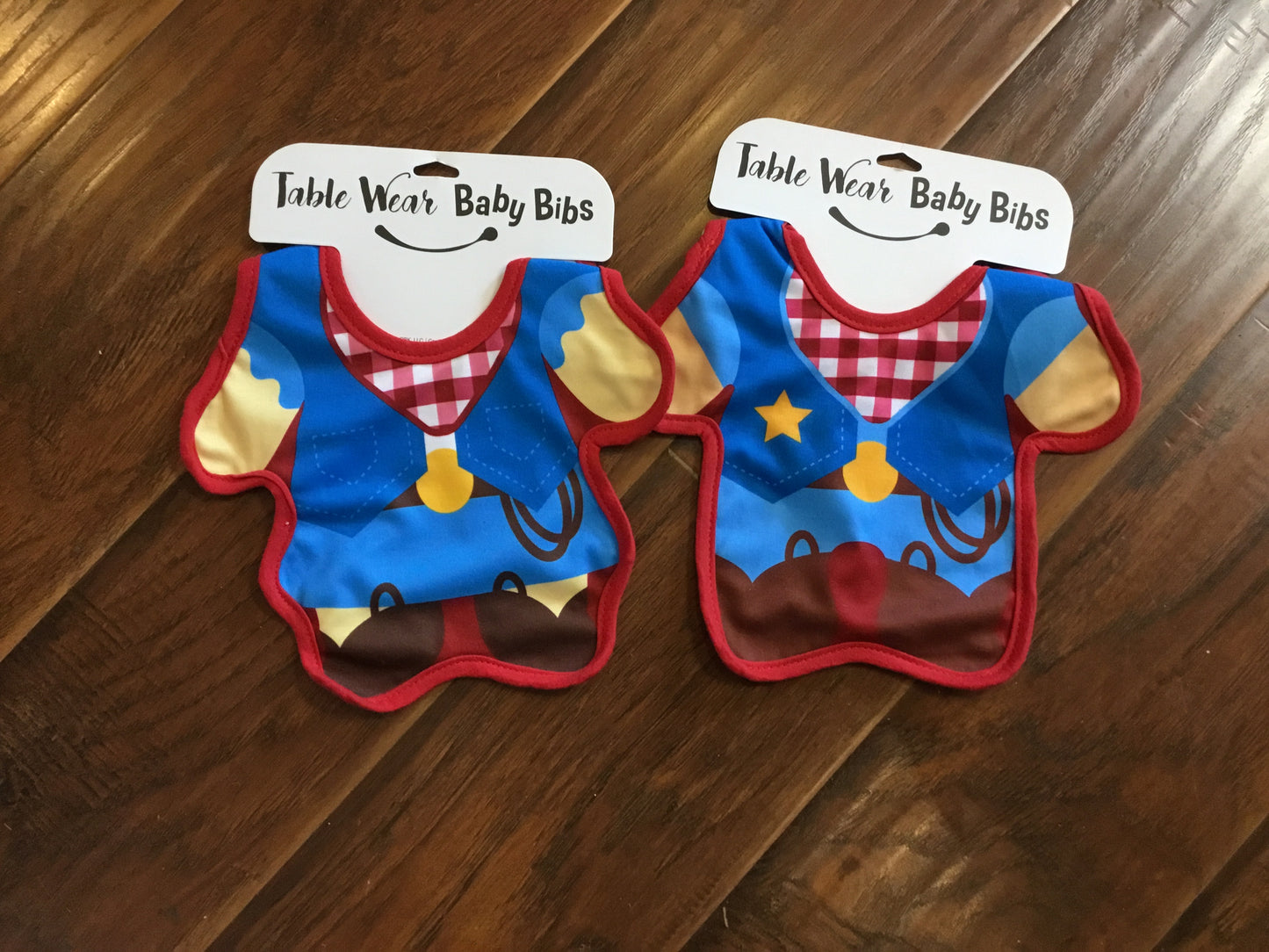 Cowboy/Cowgirl Table Wear Baby Bibs