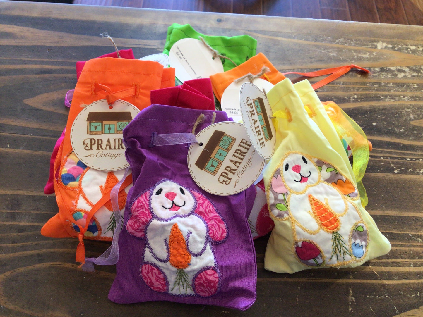 Handmade Bunny Pouch Drawstring